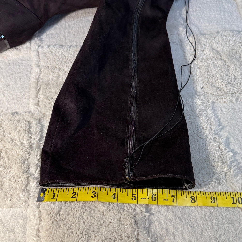 DKNY Women's SALEM 11 Dark Brown Suede Heeled Boots - Picture 10 of 11